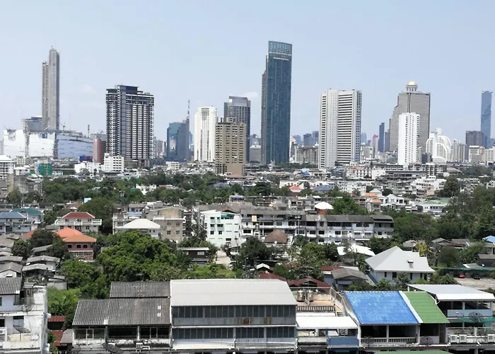 Bkk 2 Bedroom Near Sathon Iconsiam Firework View Appartamento *