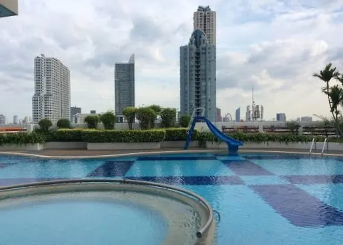 Appartamento Bkk 2 Bedroom Near Sathon Iconsiam Firework View Bangkok